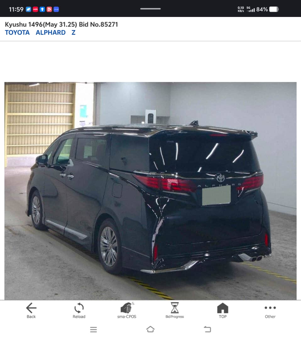 Toyota alphard black Dec 2023 6A mileage 2.6k km original modelista kits and muffler rm329k (1)