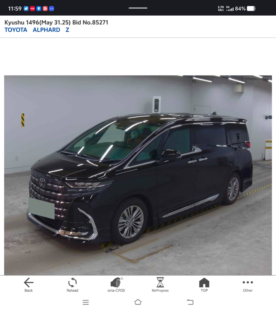 Toyota alphard black Dec 2023 6A mileage 2.6k km original modelista kits and muffler rm329k (2)